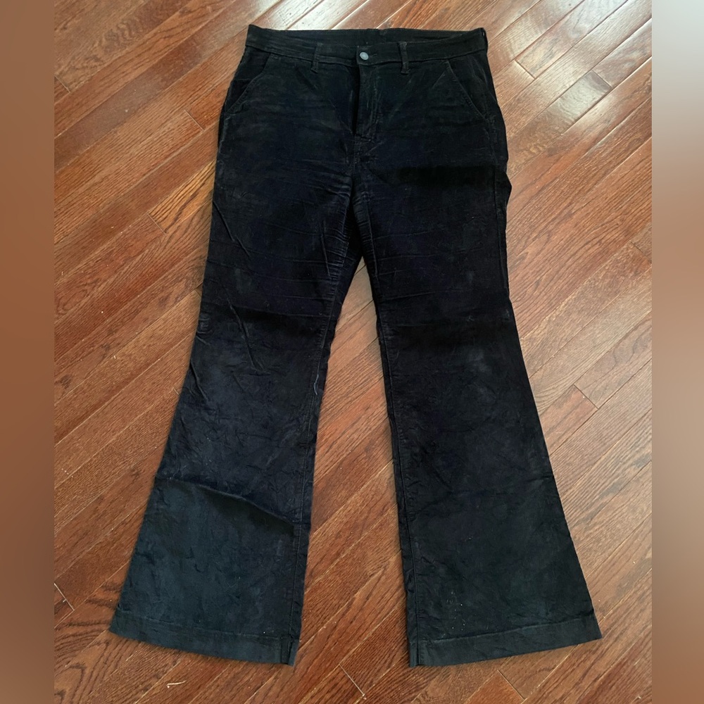 Old Navy Wide Leg Flare Velvet Trouser